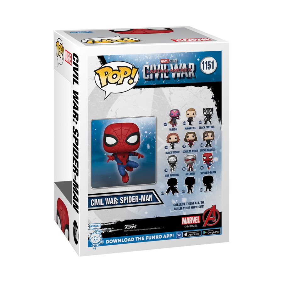 Pop Weasel - Image 4 of Captain America: Civil War - Spider-Man US Exclusive Build-A-Scene Pop! Vinyl [RS] - Funko - Pop Vinyl - Image - Pop Weasel