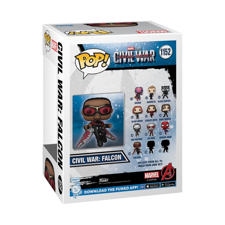 Pop Weasel - Image 4 of Captain America: Civil War - Falcon US Exclusive Build-A-Scene Pop! Vinyl [RS] - Funko - Pop Vinyl - Image - Pop Weasel