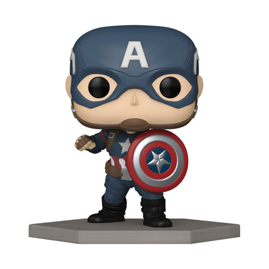 Pop Weasel - Image 2 of Captain America 3: Civil War - Captain America US Exclusive Build-A-Scene Pop! Vinyl [RS] - Funko