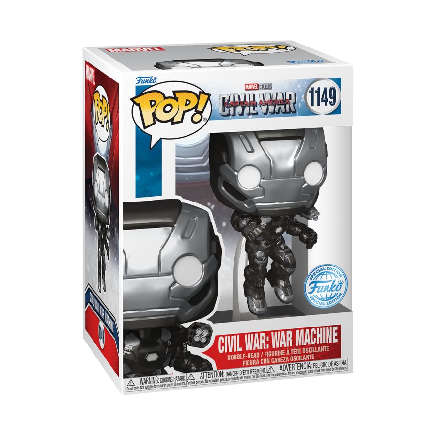 Pop Weasel - Image 3 of Captain America 3: Civil War - War Machine US Exclusive Build-A-Scene Pop! Vinyl [RS] - Funko - Pop Vinyl - Image - Pop Weasel