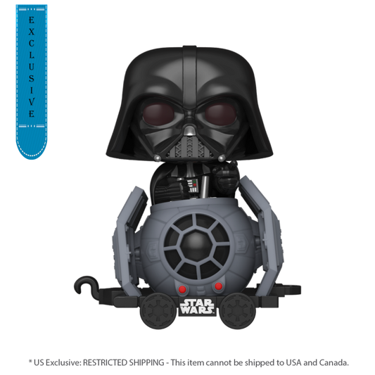 Pop Weasel Image of Disney: D100 - Darth Vader Tie Fighter Train Carriage US Exclusive Pop! Ride [RS] - Funko