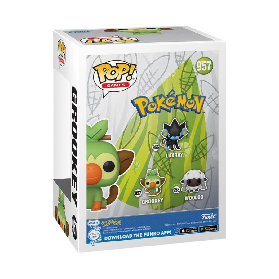 Pop Weasel - Image 3 of Pokemon - Grookey Pop! Vinyl [RS] - Funko - Pop Vinyl - Image - Pop Weasel