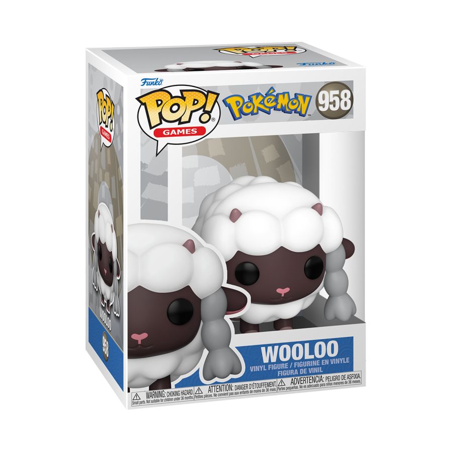 Pop Weasel - Image 2 of Pokemon - Wooloo Pop! Vinyl [RS] - Funko