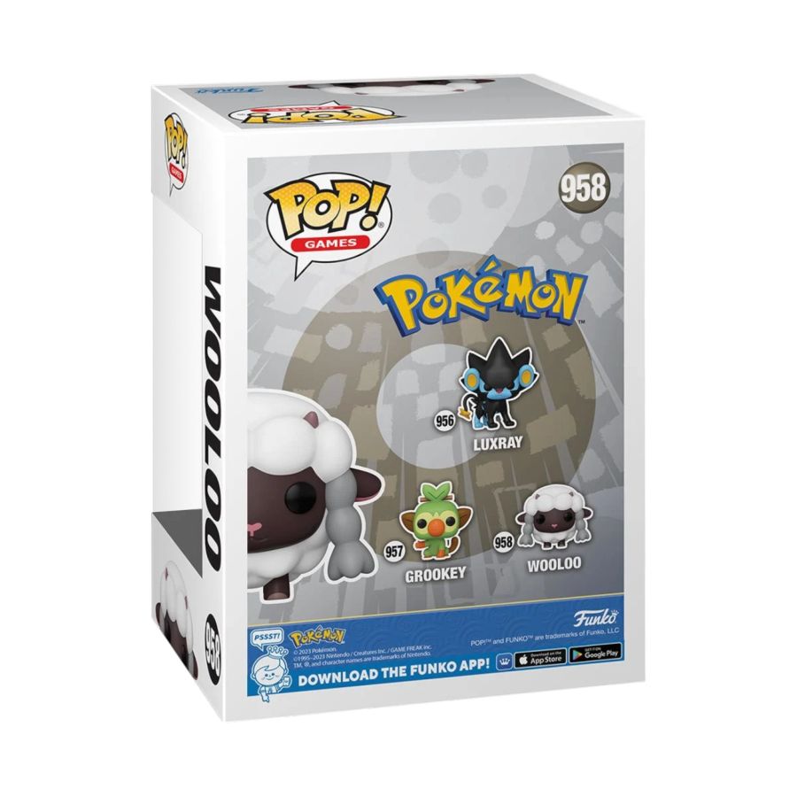 Pop Weasel - Image 3 of Pokemon - Wooloo Pop! Vinyl [RS] - Funko