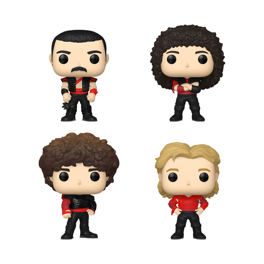 Queen - Radio Gaga Pop! 4-Pack - Funko image - Pop Vinyl - Image - Pop Weasel