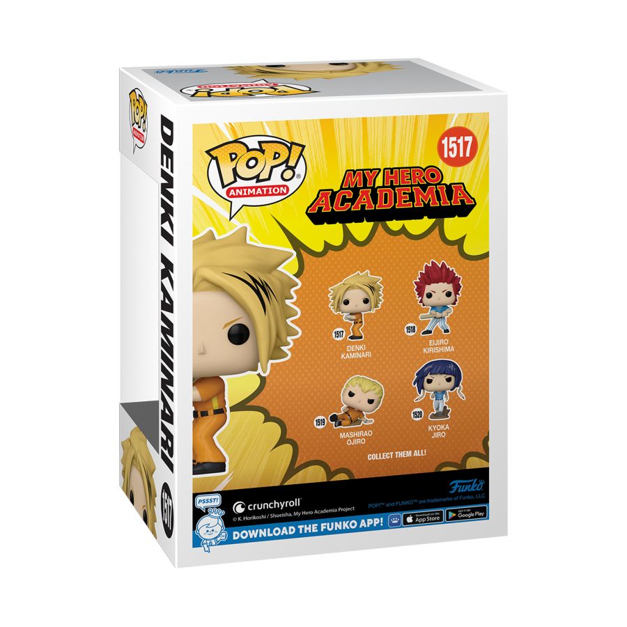 My Hero Academia - Denki Kaminari (Baseball) Pop! Vinyl - Funko - Pop Vinyl - Image - Pop Weasel