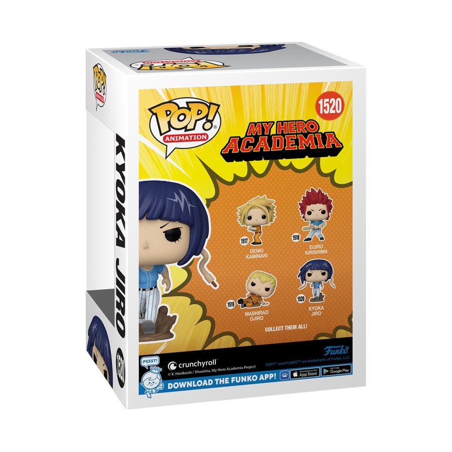 Pop Weasel - Image 3 of My Hero Academia - Kyoka Jiro (Baseball) Pop! Vinyl - Funko - Pop Vinyl - Image - Pop Weasel