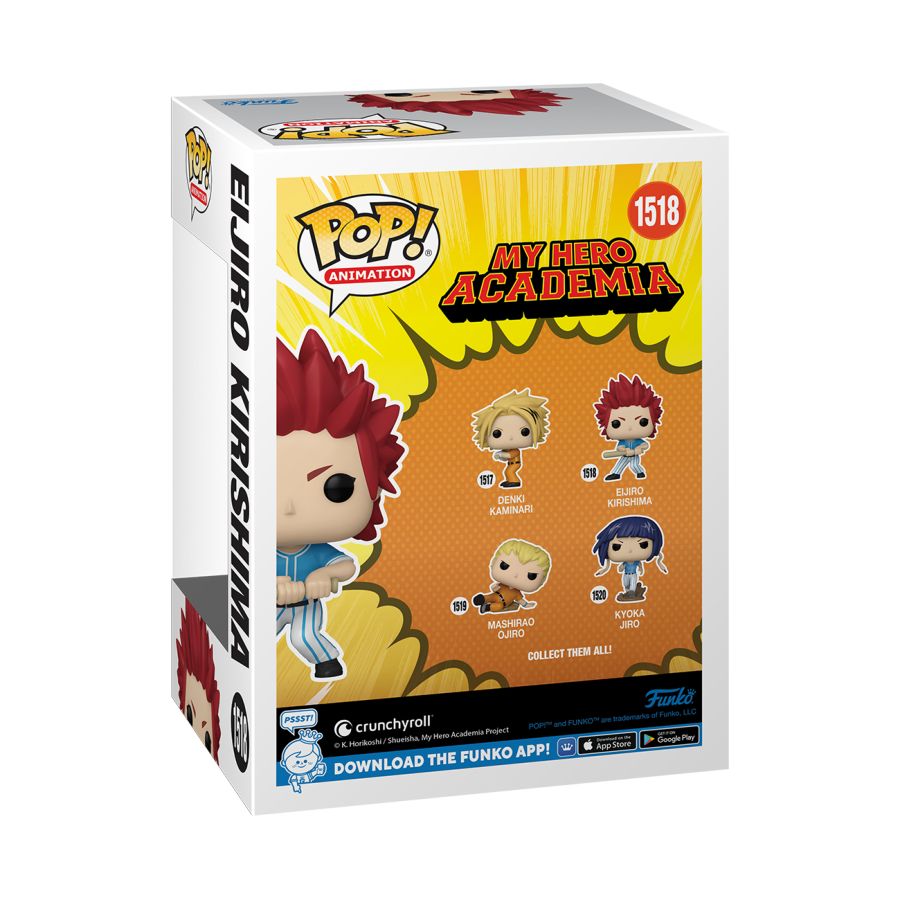 Pop Weasel - Image 3 of My Hero Academia - Eljiro Kirishima (Baseball) Pop! Vinyl - Funko - Pop Vinyl - Image - Pop Weasel