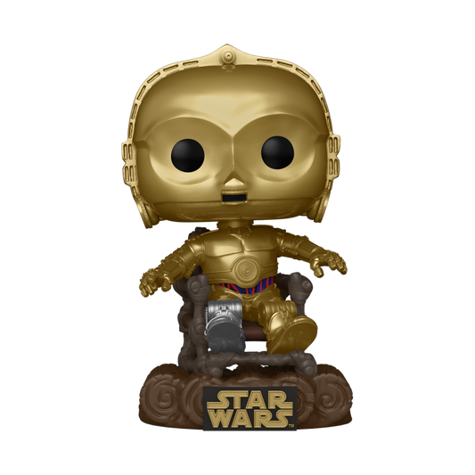 Pop Weasel Image of Star Wars: Return of the Jedi 40th Anniversary - C3P0 in chair Pop! Vinyl - Funko