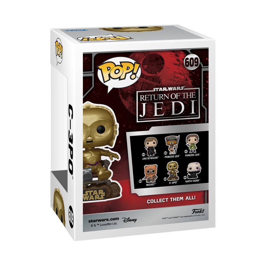 Pop Weasel - Image 3 of Star Wars: Return of the Jedi 40th Anniversary - C3P0 in chair Pop! Vinyl - Funko - Pop Vinyl - Image - Pop Weasel