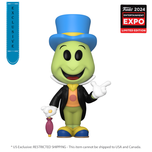 Pop Weasel Image of Pinocchio - Jiminy Cricket Vinyl C2E2 2024 US Exclusive SODA (with chase) [RS] - Funko