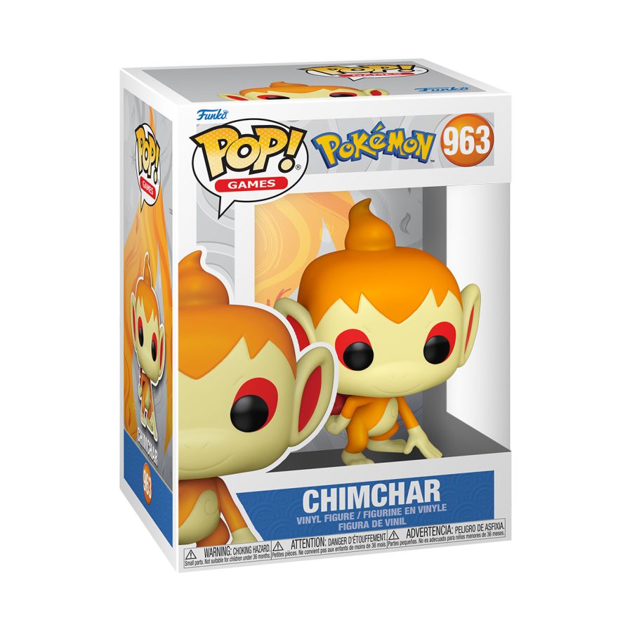 Pop Weasel - Image 3 of Pokemon - Chimchar Pop! Vinyl [RS] - Funko - Pop Vinyl - Image - Pop Weasel