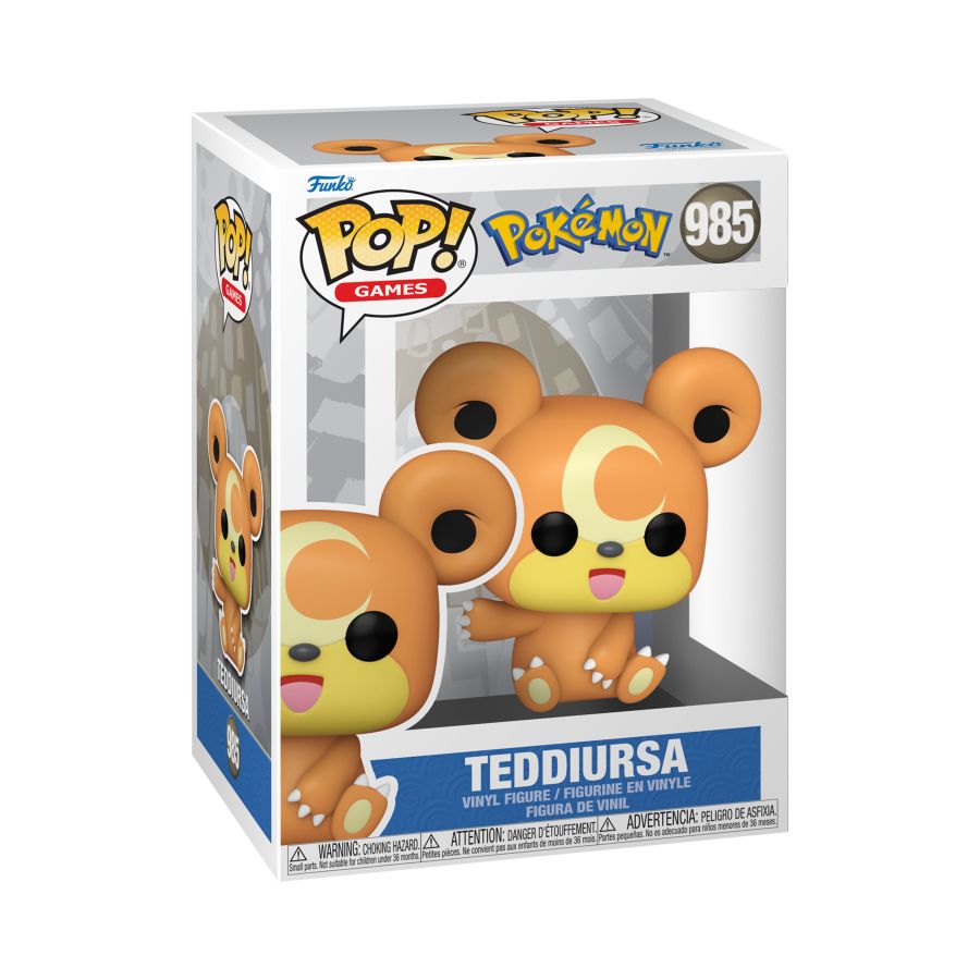 Image Pop Weasel - Image 3 of Pokemon - Teddiursa Pop! Vinyl [RS] - Funko - Pop Vinyl - Image - Pop Weasel