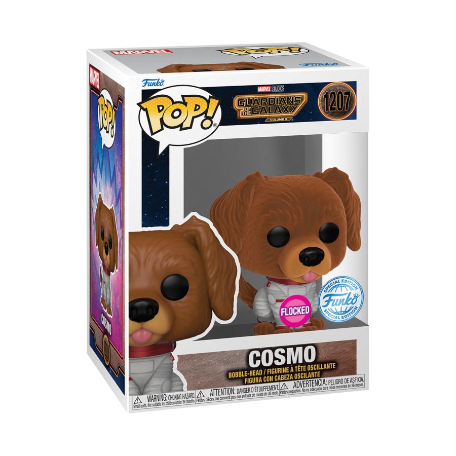 Pop Weasel - Image 3 of Guardians of the Galaxy: Volume 3 - Cosmo US Exclusive Flocked Pop! Vinyl [RS] - Funko - Pop Vinyl - Image - Pop Weasel