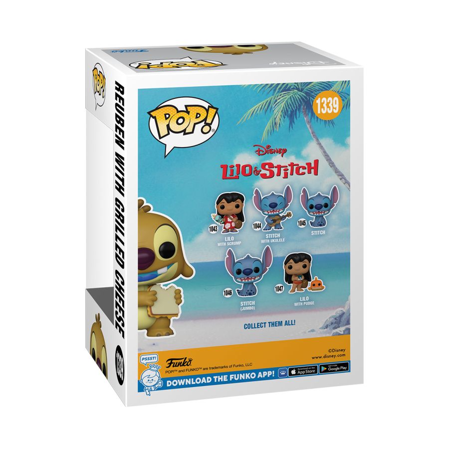 Pop Weasel - Image 4 of Lilo & Stitch - Reuben with Grilled Cheese US Exclusive Pop! Vinyl [RS] - Funko - Pop Vinyl - Image - Pop Weasel