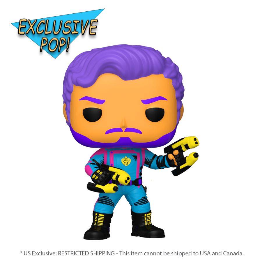 Pop Weasel Image of Guardians of the Galaxy: Vol. 3 - Star-Lord US Exclusive Blacklight Pop! Vinyl [RS] - Funko - Pop Vinyl - Image - Pop Weasel