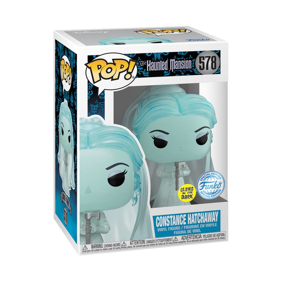 Pop Weasel - Image 4 of Haunted Mansion - The Bride US Exclusive Glow Pop! Vinyl [RS] - Funko - Pop Vinyl - Image - Pop Weasel