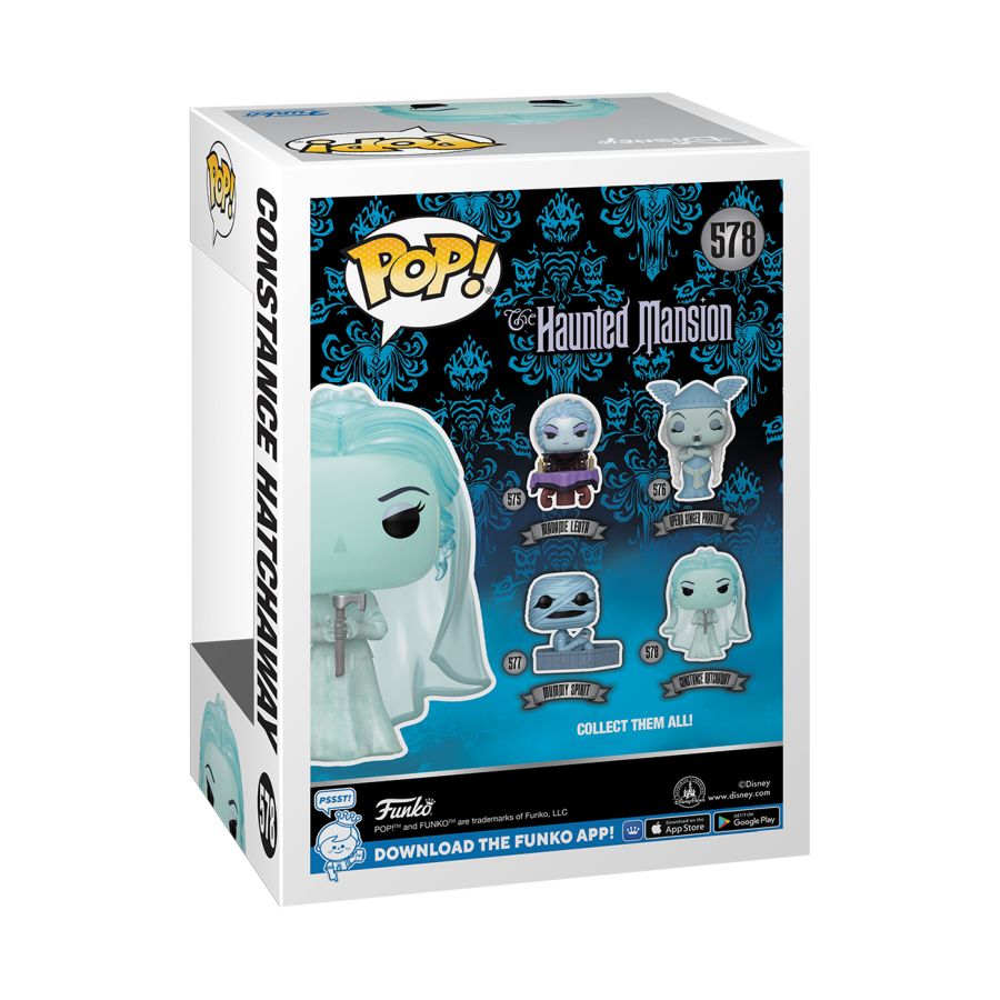 Pop Weasel - Image 5 of Haunted Mansion - The Bride US Exclusive Glow Pop! Vinyl [RS] - Funko - Pop Vinyl - Image - Pop Weasel