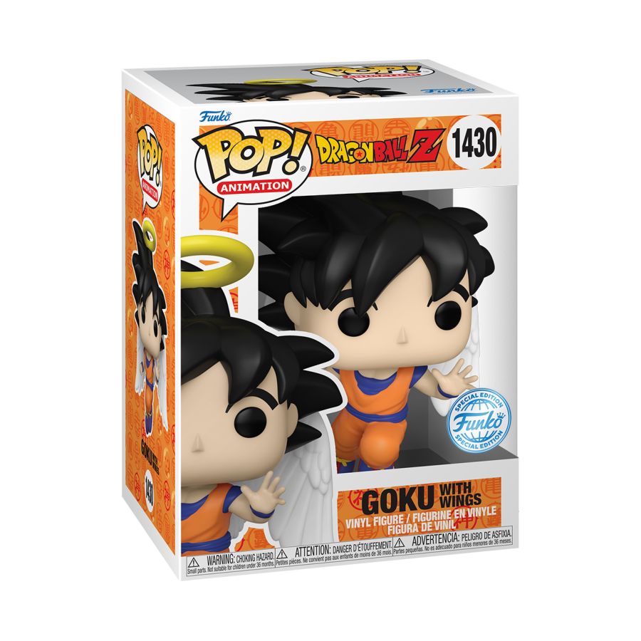 Pop Weasel - Image 3 of Dragonball Z - Goku with Wings (with Chase) US Exclusive Pop! Vinyl [RS] - Funko - Pop Vinyl - Image - Pop Weasel