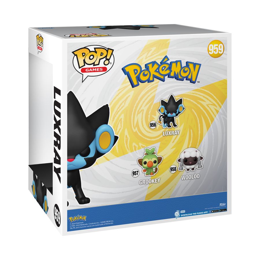 Pop Weasel - Image 4 of Pokemon - Luxray US Exclusive 10" Pop! Vinyl [RS] - Funko - Pop Vinyl - Image - Pop Weasel