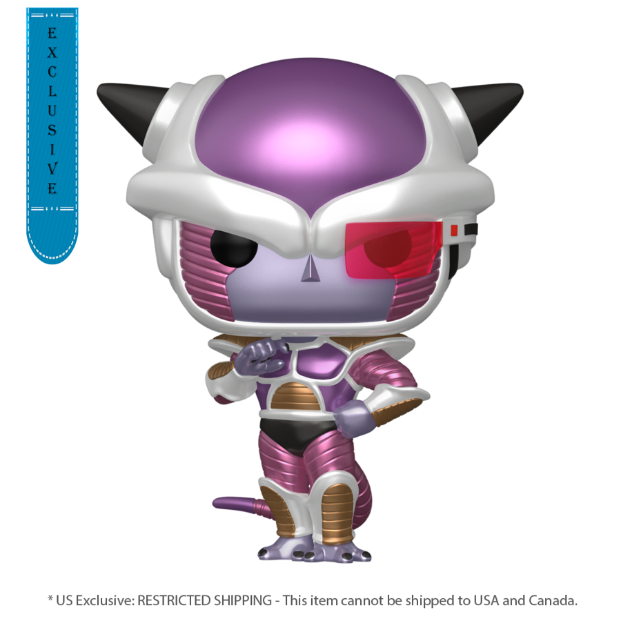 Pop Weasel Image of Dragon Ball Z - First Form Frieza Metallic US Exclusive Pop! Vinyl [RS] - Funko - Pop Vinyl - Image - Pop Weasel