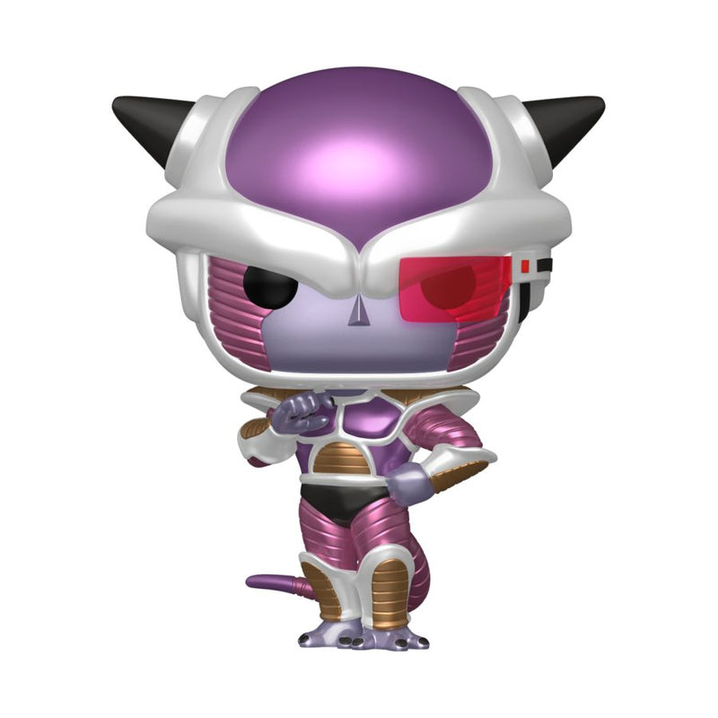 Pop Weasel - Image 2 of Dragon Ball Z - First Form Frieza Metallic US Exclusive Pop! Vinyl [RS] - Funko