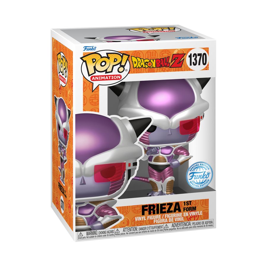 Pop Weasel - Image 3 of Dragon Ball Z - First Form Frieza Metallic US Exclusive Pop! Vinyl [RS] - Funko - Pop Vinyl - Image - Pop Weasel