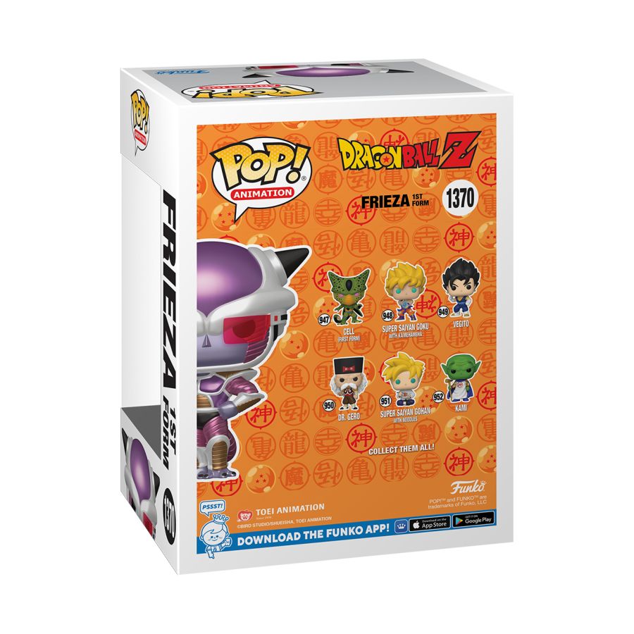 Pop Weasel - Image 4 of Dragon Ball Z - First Form Frieza Metallic US Exclusive Pop! Vinyl [RS] - Funko - Pop Vinyl - Image - Pop Weasel