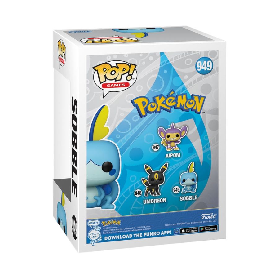 Pop Weasel - Image 4 of Pokemon - Sobble Pop! Vinyl [RS] - Funko - Pop Vinyl - Image - Pop Weasel