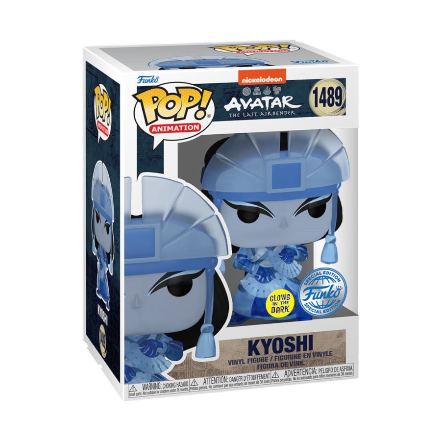 Pop Weasel - Image 4 of Avatar the Last Airbender - Kyoshi (Spirit) US Exclusive Glow Pop! Vinyl [RS] - Funko - Pop Vinyl - Image - Pop Weasel