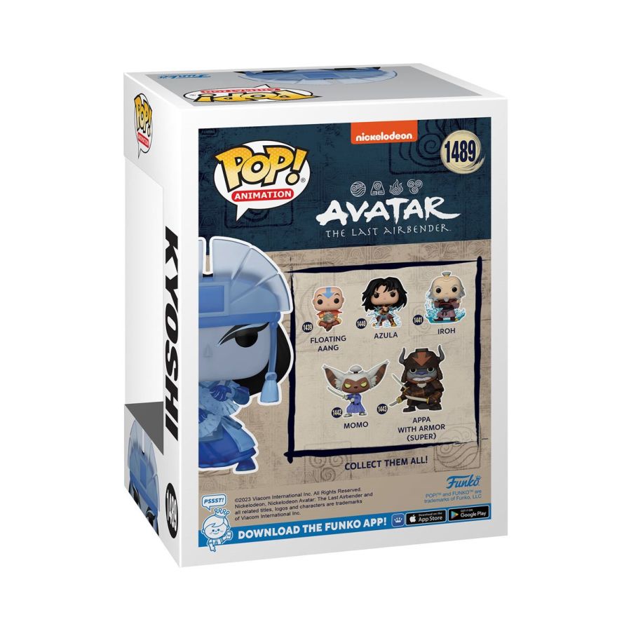 Pop Weasel - Image 5 of Avatar the Last Airbender - Kyoshi (Spirit) US Exclusive Glow Pop! Vinyl [RS] - Funko - Pop Vinyl - Image - Pop Weasel