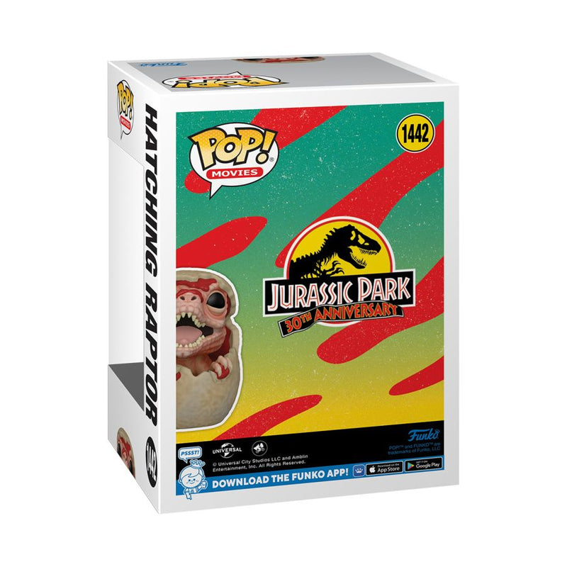 Pop Weasel - Image 4 of Jurassic Park - Hatching Raptor SDCC 2023 US Exclusive Pop! Vinyl [RS] - Funko