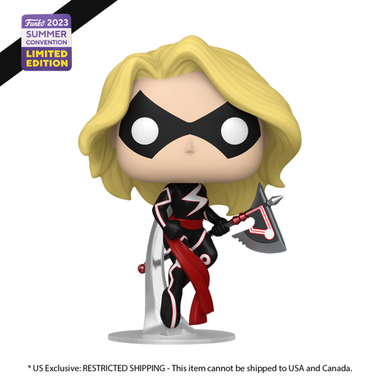 Pop Weasel Image of Captain Marvel - Captain Marvel with Axe SDCC 2023 US Exclusive Pop! Vinyl [RS] - Funko