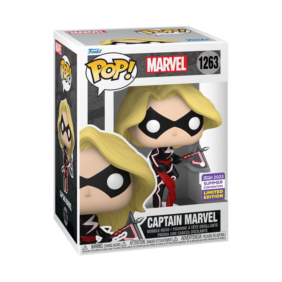 Pop Weasel - Image 3 of Captain Marvel - Captain Marvel with Axe SDCC 2023 US Exclusive Pop! Vinyl [RS] - Funko - Pop Vinyl - Image - Pop Weasel