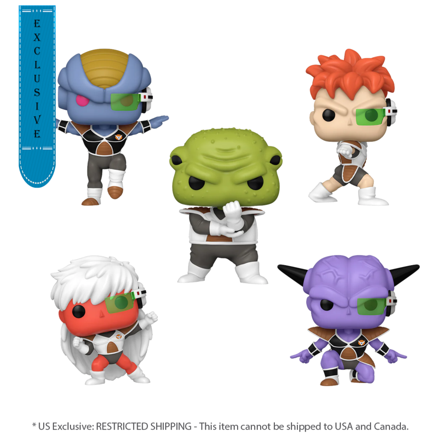 Pop Weasel Image of Dragonball Z - Ginyu Force US Exclusive Pop! Vinyl 5-Pack [RS] - Funko - Pop Vinyl - Image - Pop Weasel