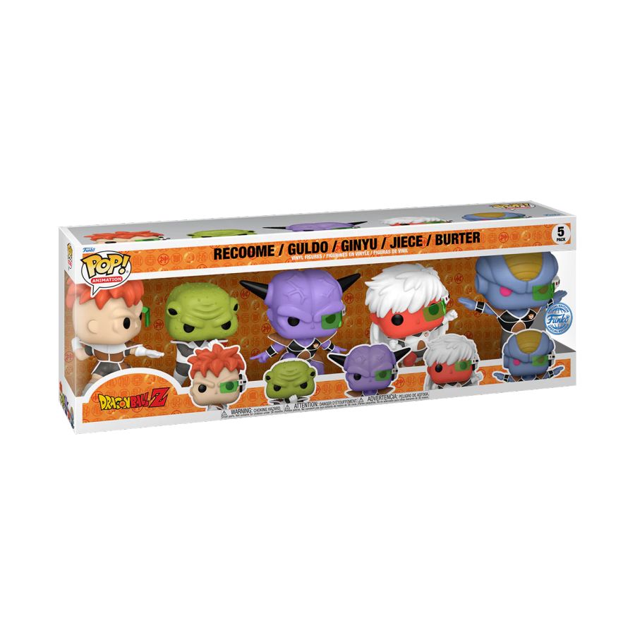 Pop Weasel - Image 3 of Dragonball Z - Ginyu Force US Exclusive Pop! Vinyl 5-Pack [RS] - Funko