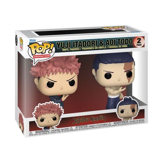 Pop Weasel - Image 2 of Jujutsu Kaisen - Yuji Itadori & Aoi Todo Pop! Vinyl 2-Pack - Funko