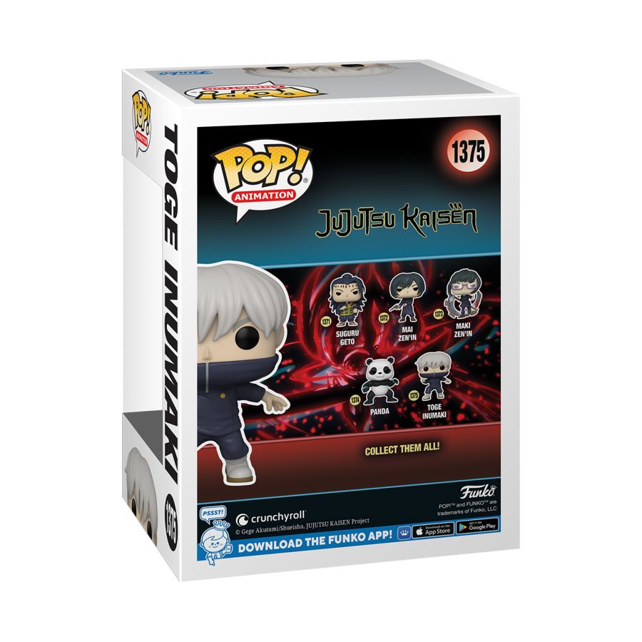 Pop Weasel - Image 3 of Jujutsu Kaisen - Toge Inumaki (with Chase) Pop! Vinyl - Funko - Pop Vinyl - Image - Pop Weasel