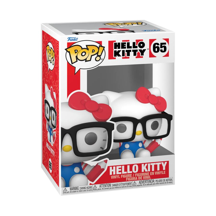 Pop Weasel - Image 2 of Hello Kitty - Hello Kitty with Glasses Pop! Vinyl - Funko - Pop Vinyl - Image - Pop Weasel