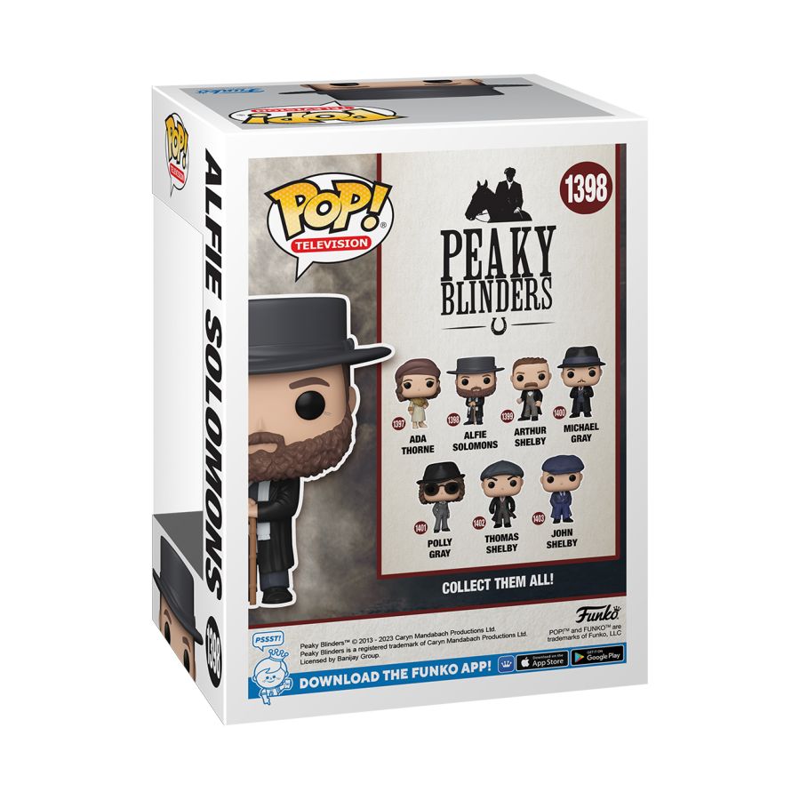 Pop Weasel - Image 3 of Peaky Blinders - Alfie Solomons Pop! Vinyl - Funko - Pop Vinyl - Image - Pop Weasel