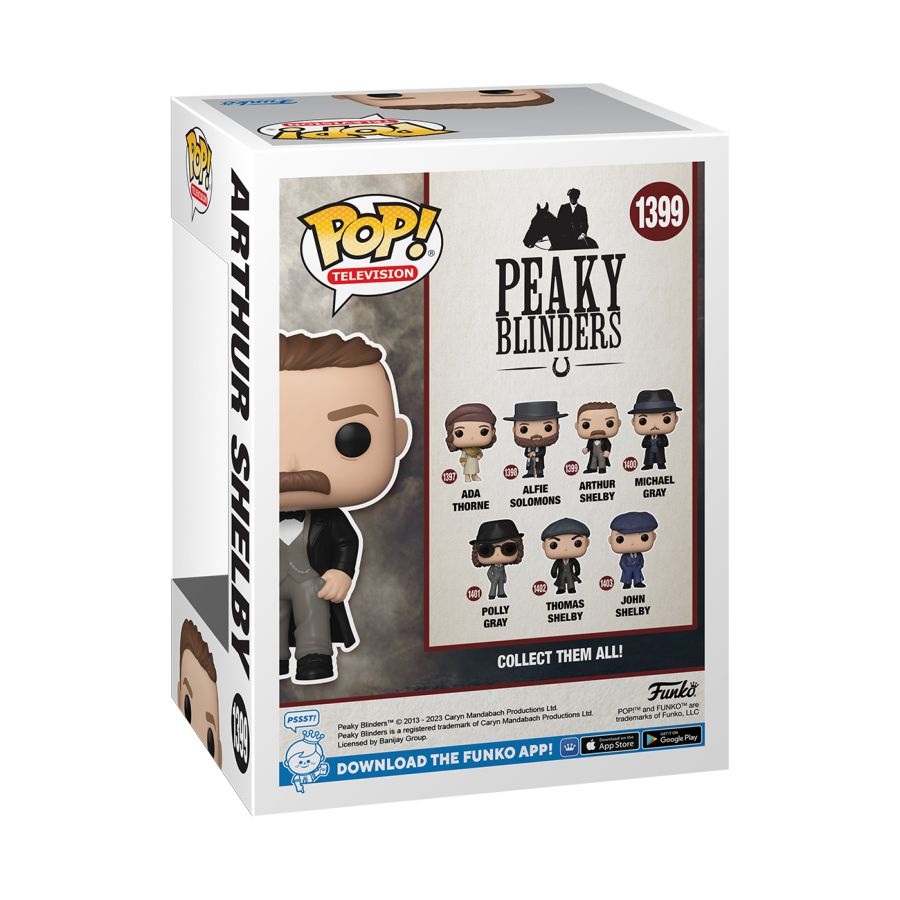 Pop Weasel - Image 3 of Peaky Blinders - Arthur Shelby Pop! Vinyl - Funko - Pop Vinyl - Image - Pop Weasel