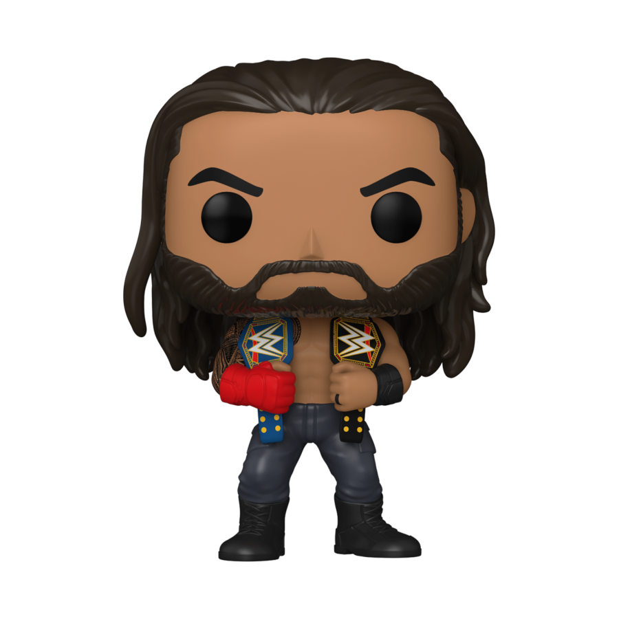 WWE - Roman Reigns with Belts Pop! Vinyl - Funko image - Pop Vinyl - Image - Pop Weasel