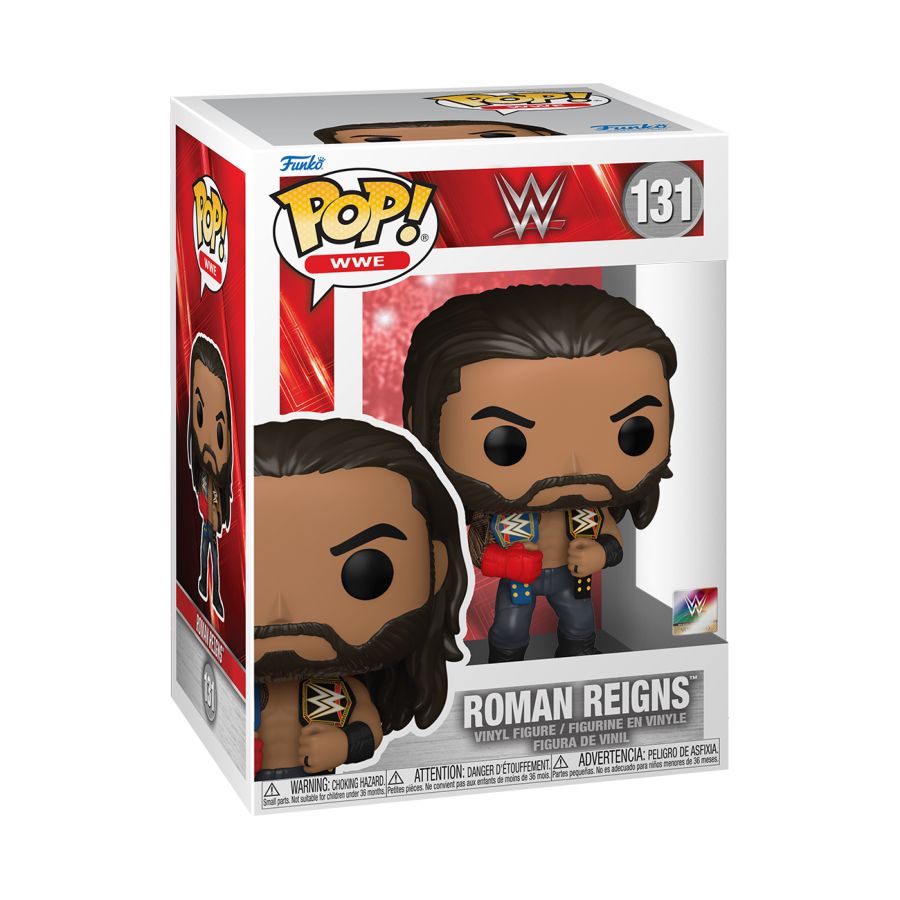 Image Pop Weasel - Image 2 of WWE - Roman Reigns with Belts Pop! Vinyl - Funko - Pop Vinyl - Image - Pop Weasel