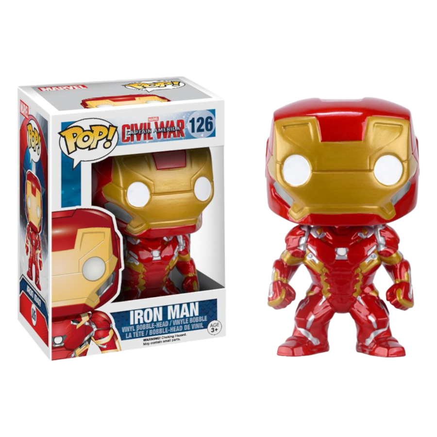 Pop Weasel Image of Captain America 3: Civil War - Iron Man Pop! Vinyl - Funko - Pop Vinyl - Image - Pop Weasel