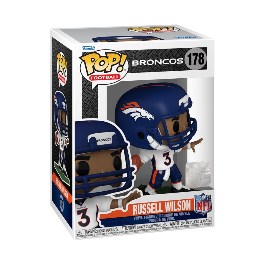 Pop Weasel - Image 2 of NFL: Broncos - Russell Wilson Pop! Vinyl - Funko - Pop Vinyl - Image - Pop Weasel