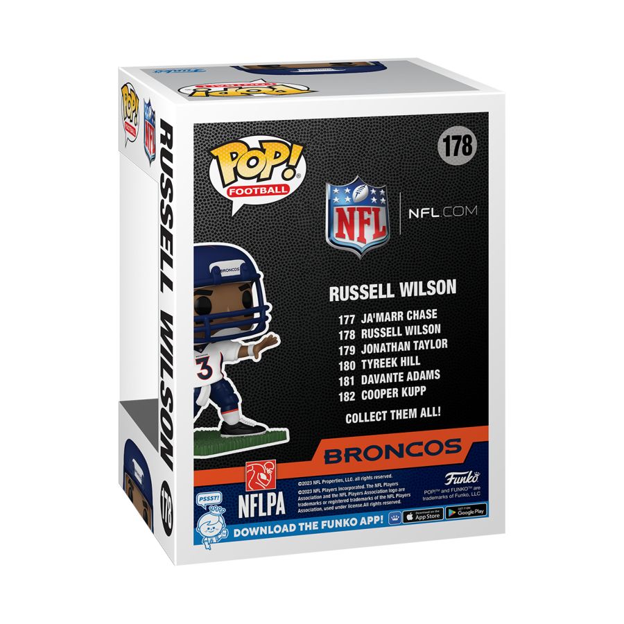 Pop Weasel - Image 3 of NFL: Broncos - Russell Wilson Pop! Vinyl - Funko