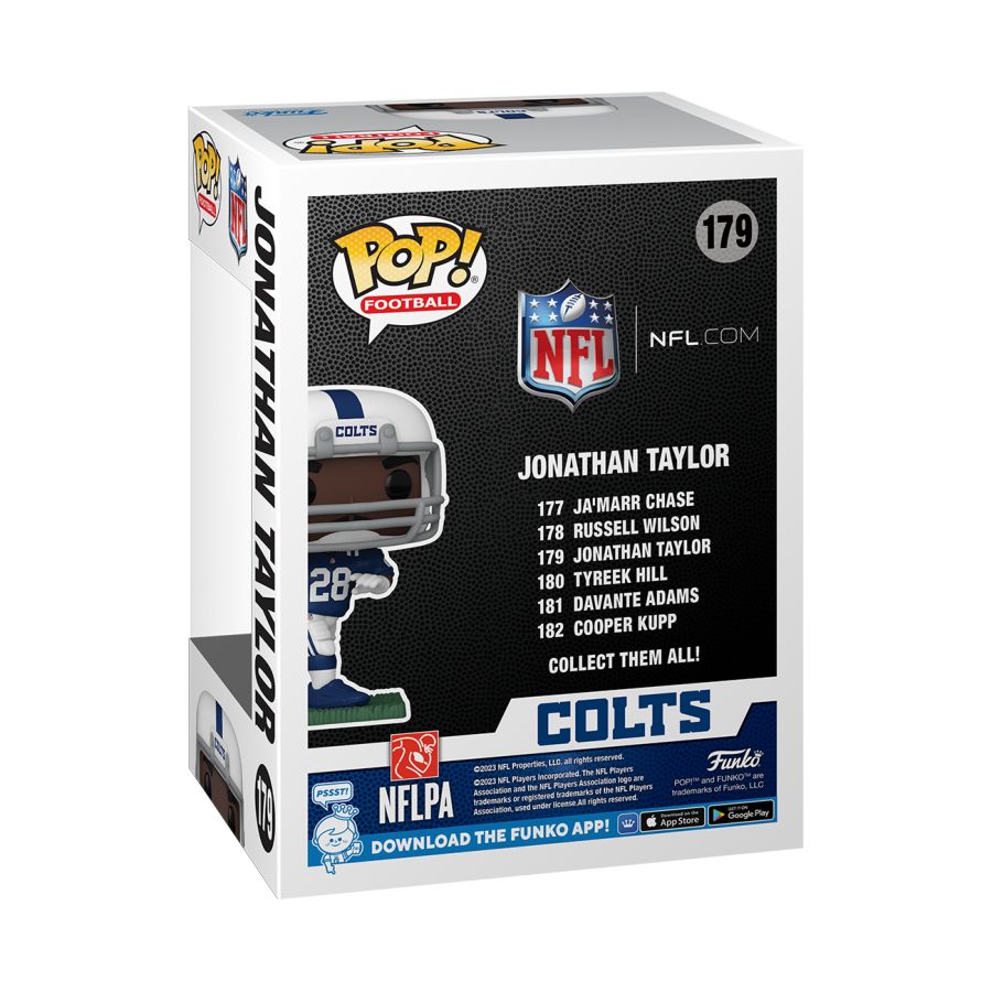 Pop Weasel - Image 3 of NFL: Colts - Jonathan Taylor Pop! Vinyl - Funko - Pop Vinyl - Image - Pop Weasel