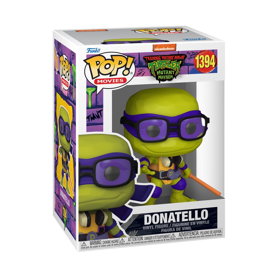 Image Pop Weasel - Image 2 of Teenage Mutant Ninja Turtles: Mutant Mayhem (2023) - Donatello Pop! Vinyl - Funko - Pop Vinyl - Image - Pop Weasel