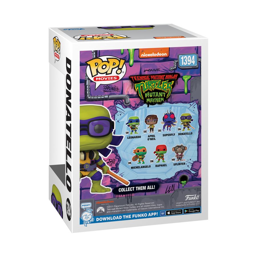 Image Pop Weasel - Image 3 of Teenage Mutant Ninja Turtles: Mutant Mayhem (2023) - Donatello Pop! Vinyl - Funko - Pop Vinyl - Image - Pop Weasel