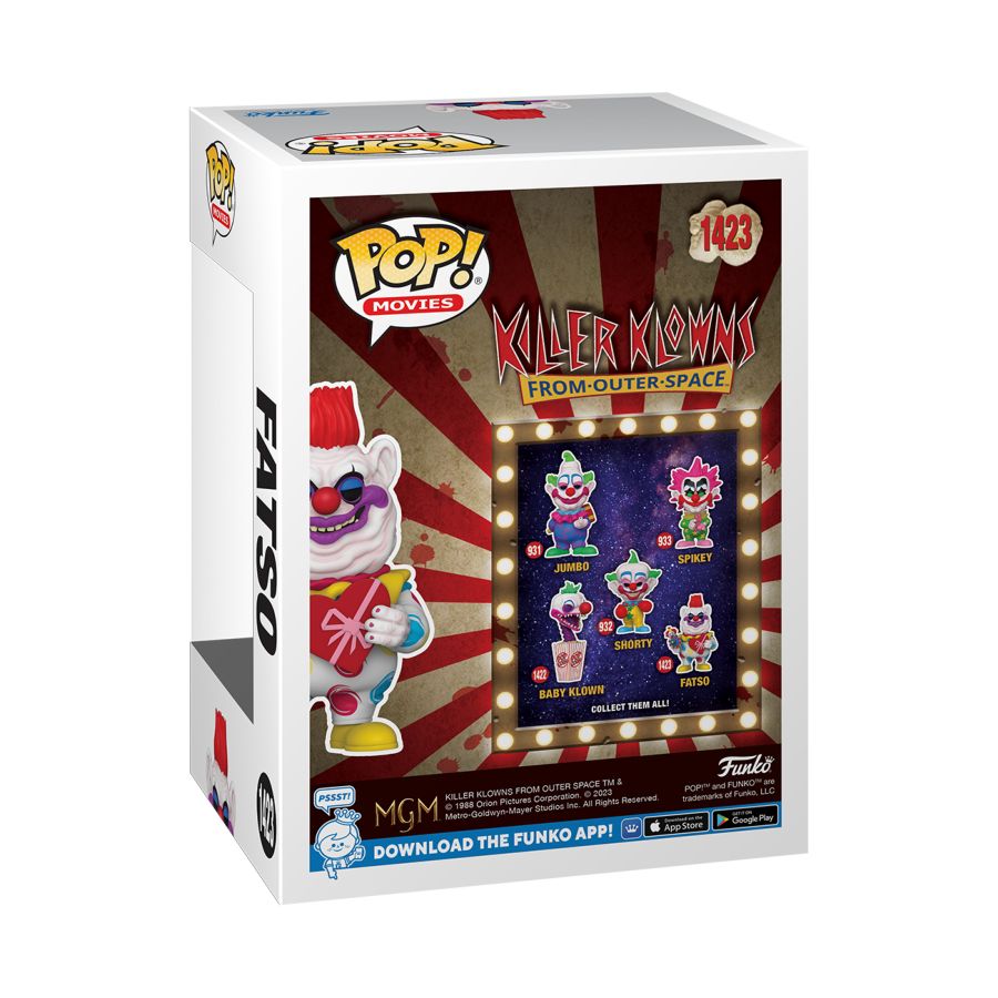 Pop Weasel - Image 3 of Killer Klowns from Outer Space - Fatso Pop! Vinyl - Funko - Pop Vinyl - Image - Pop Weasel